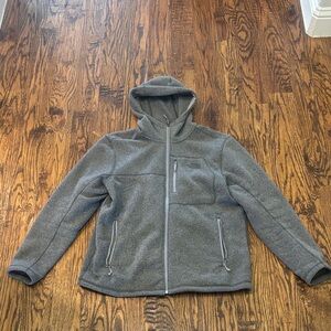 Men’s The North Face Heather Gray Fleece Jacket XL